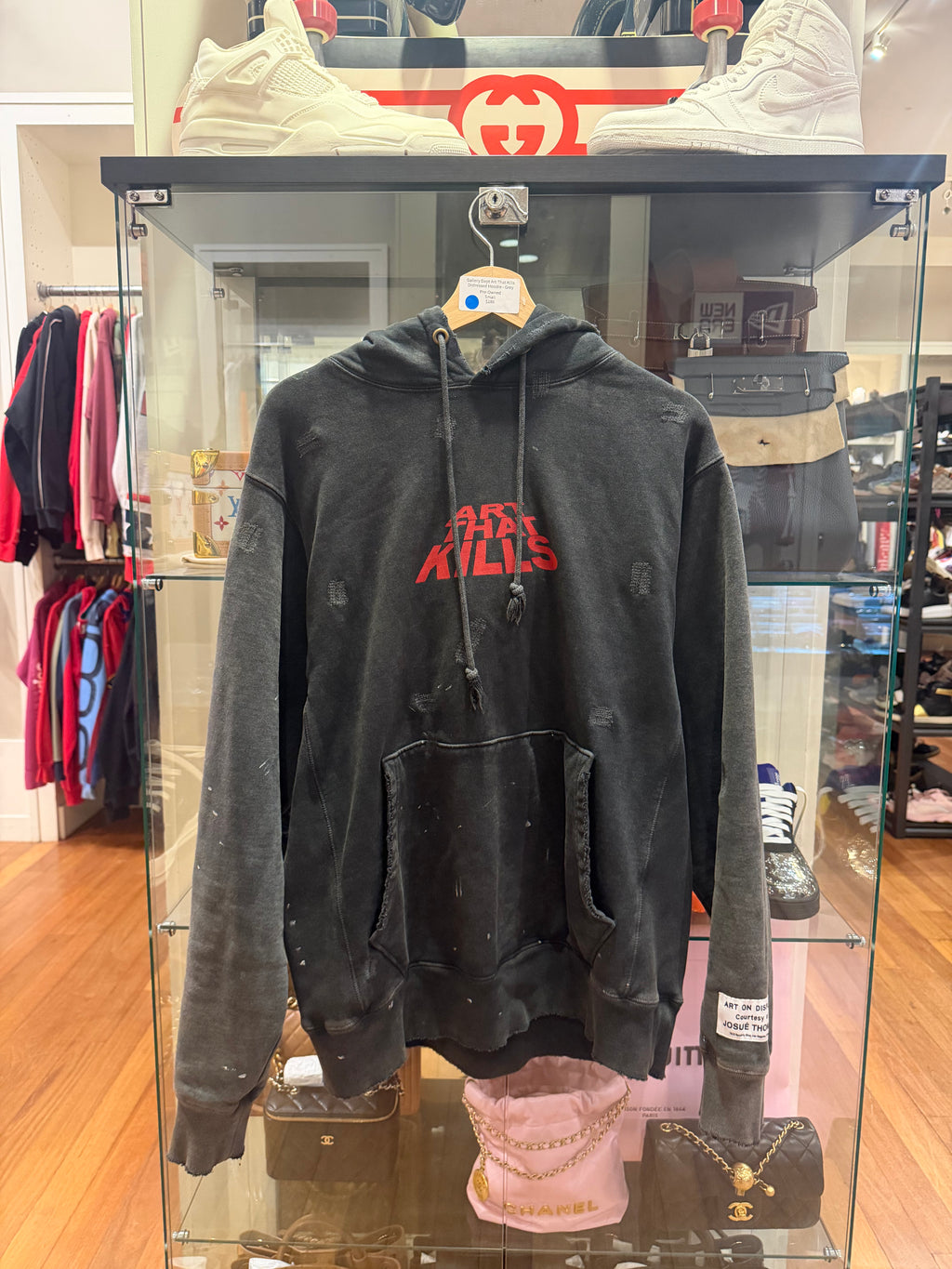 Gallery Dept. Art that Kills Distressed hoodie