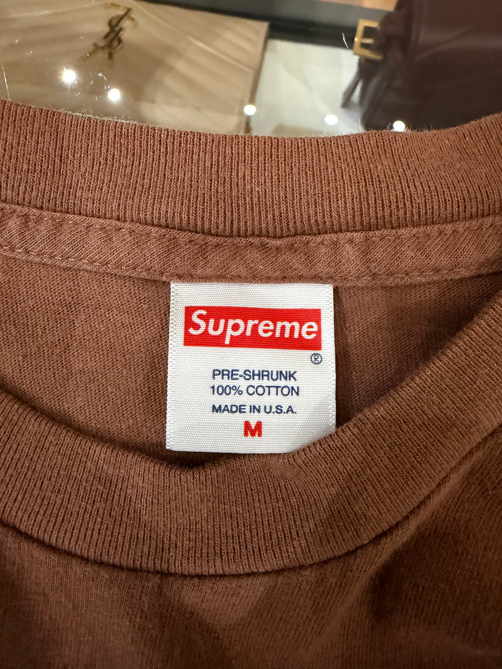 Supreme FW21 Richest Tee - Brown