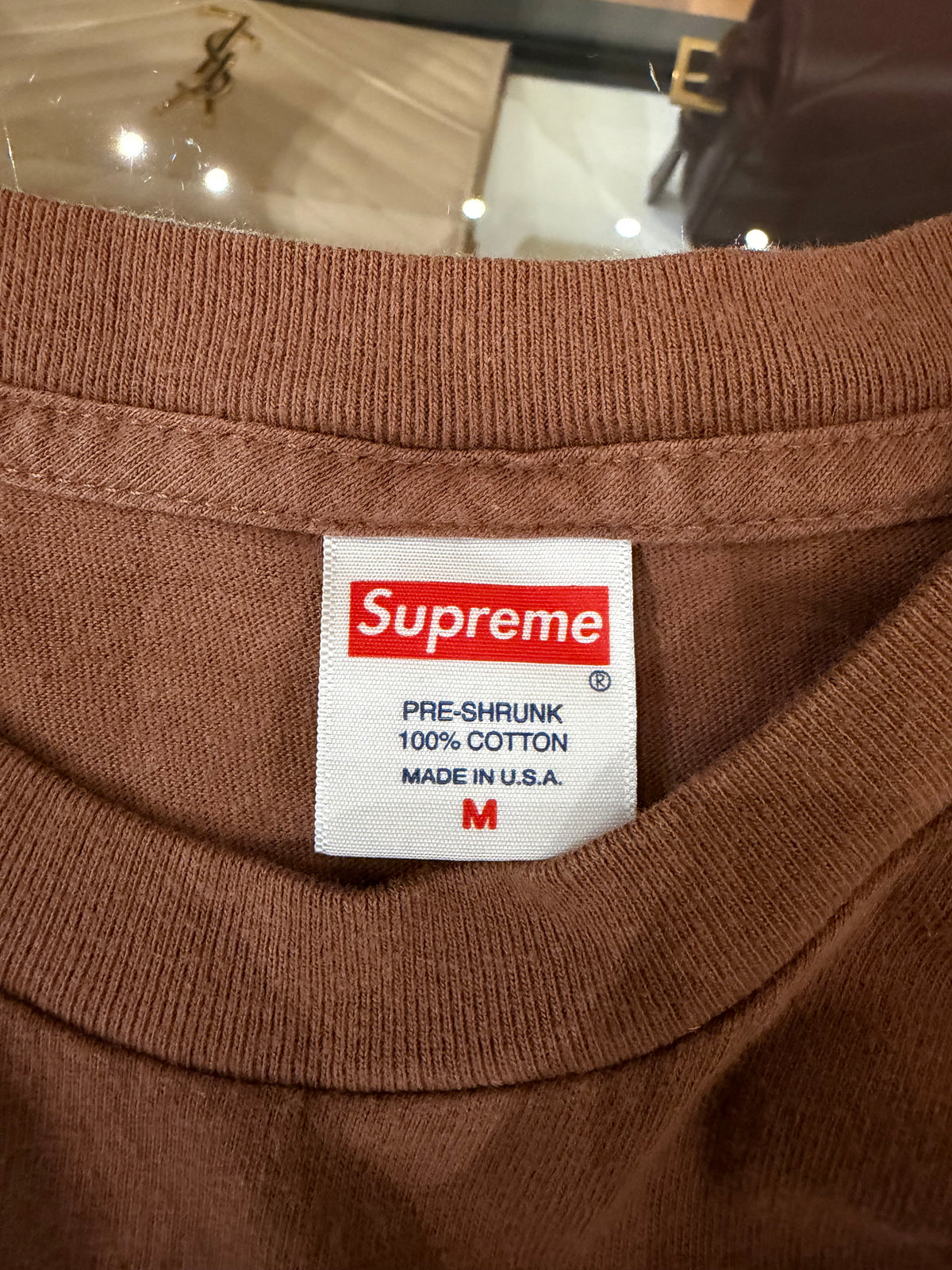 Supreme FW21 Richest Tee - Brown
