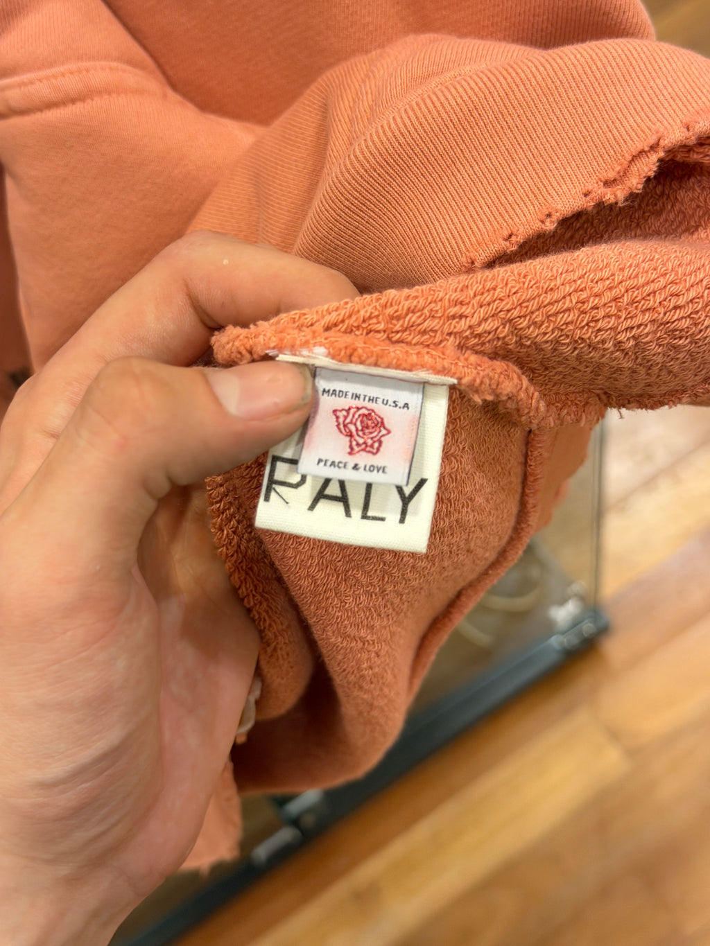 Paly Hollywood Alta Cienega Zip Up - Peach