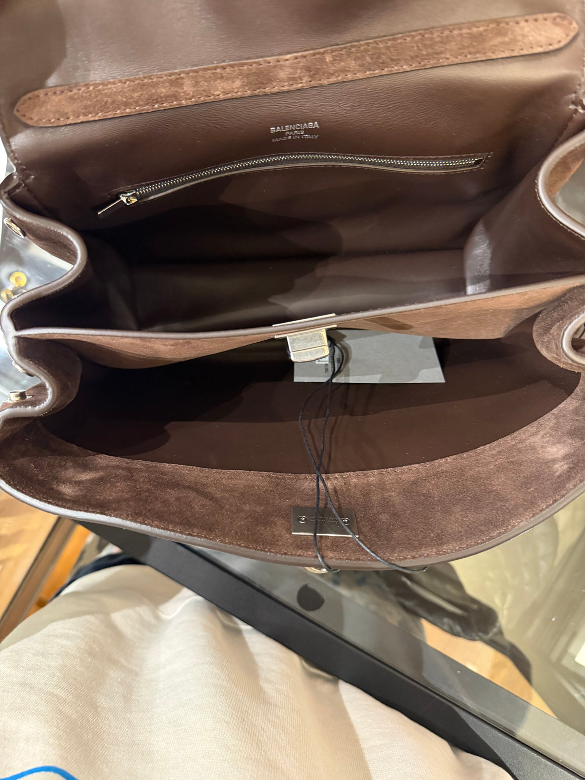Balenciaga Small Top Handle Rodeo Bag - Light Espresso