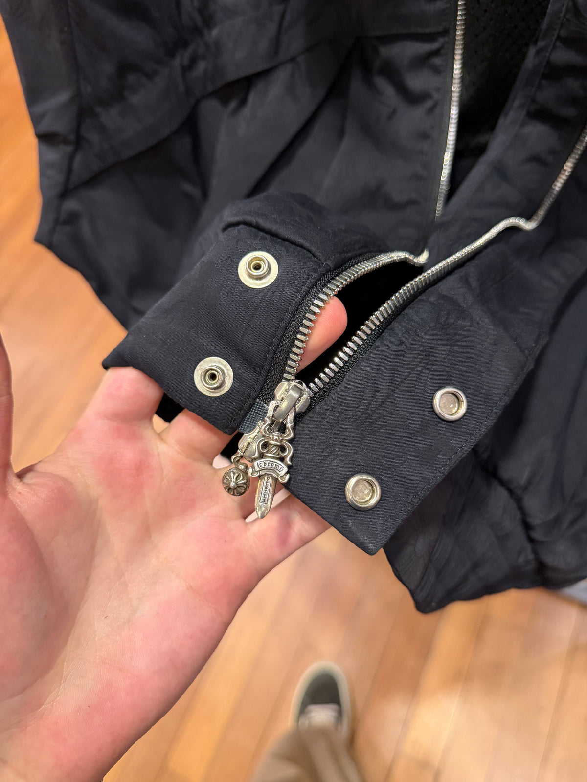 Chrome Hearts Match Point Monogram Print Windbreaker Jacket
