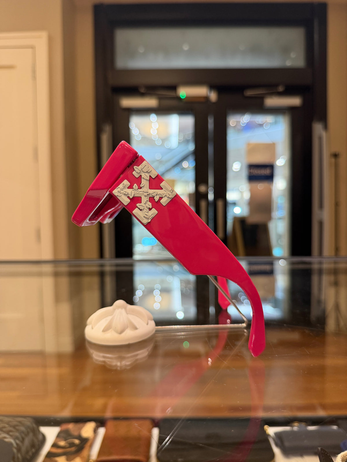 Off White Virgil Square Sunglasses - Pink