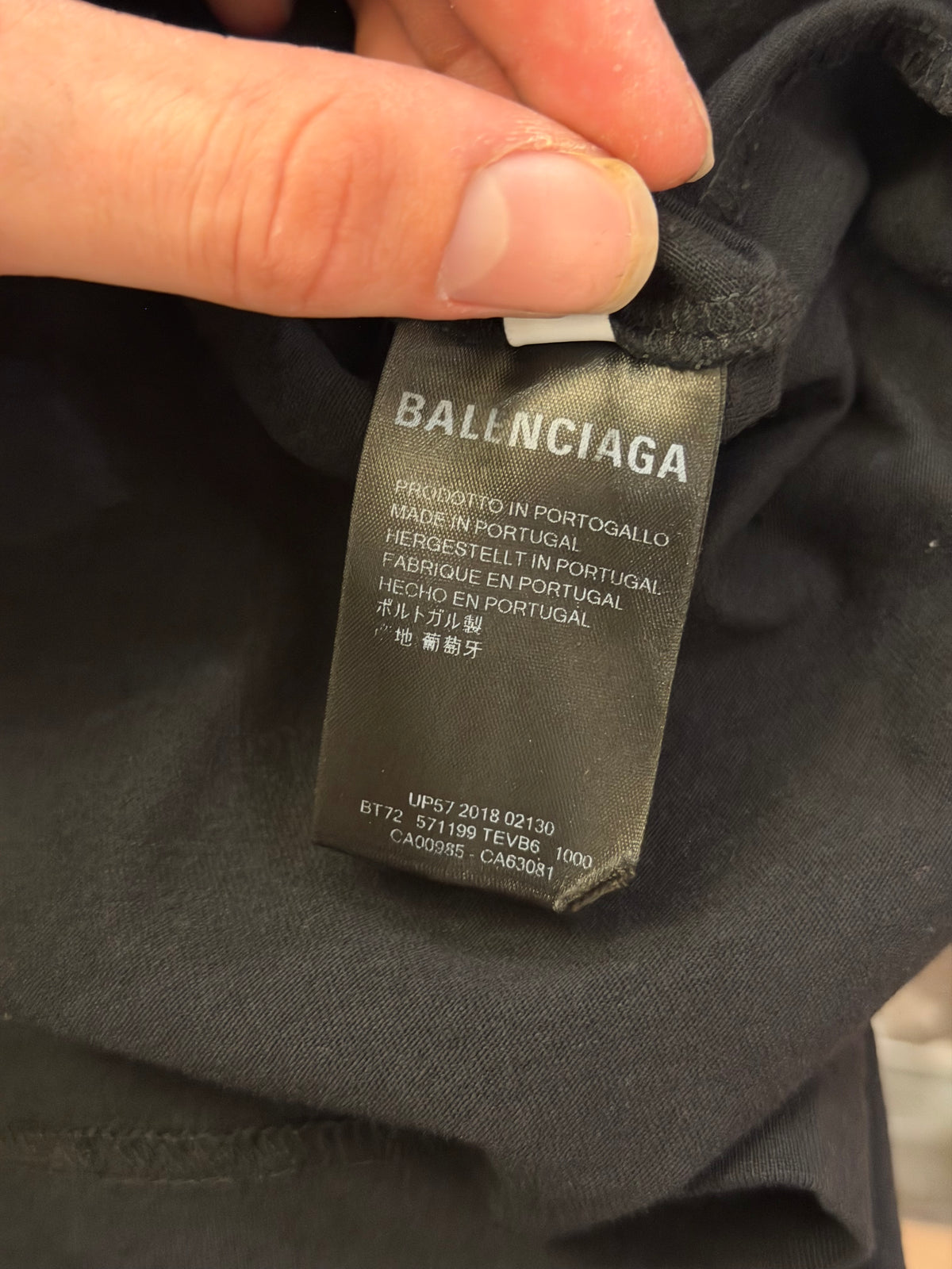 Balenciaga Rose LS Shirt - Black
