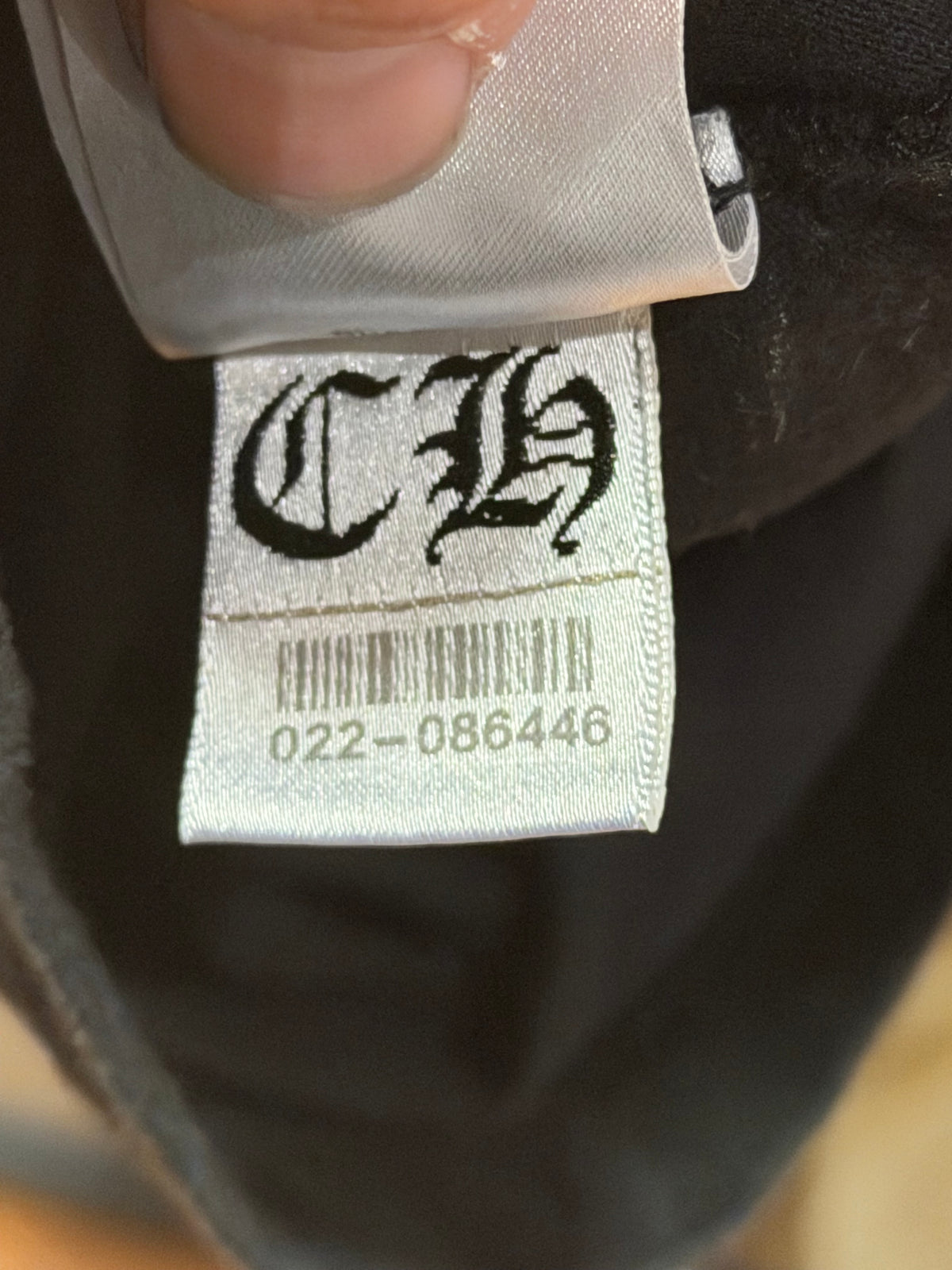 Chrome Hearts Fuck You Scroli-
Black