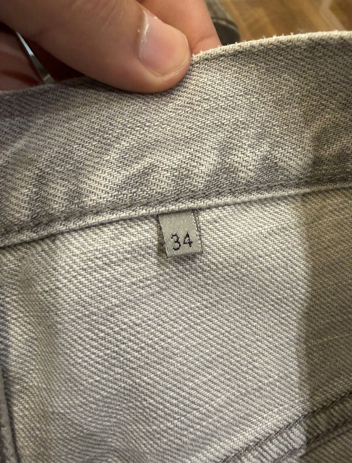 SS09 Dior Homme by KVA Grey Denim Jeans