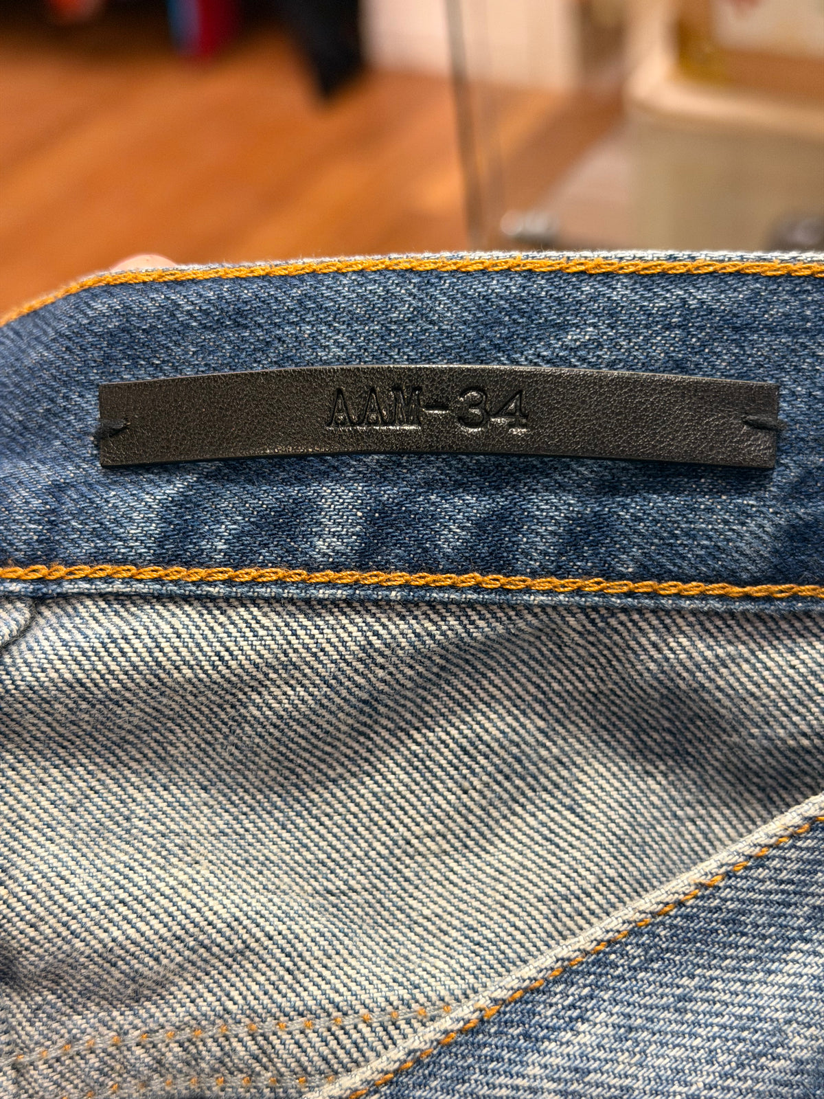 1017 ALYX9SM x Blackmeans Distressed Shredded Denim Jeans