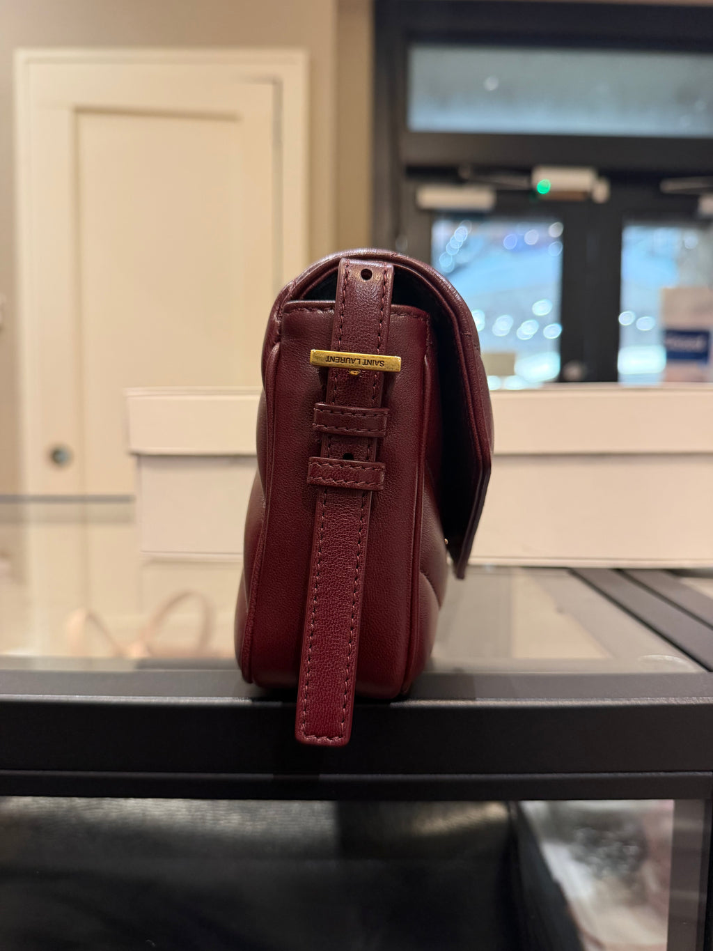 Saint Laurent LouLou Toy Crossbody - Rogue Cabernet