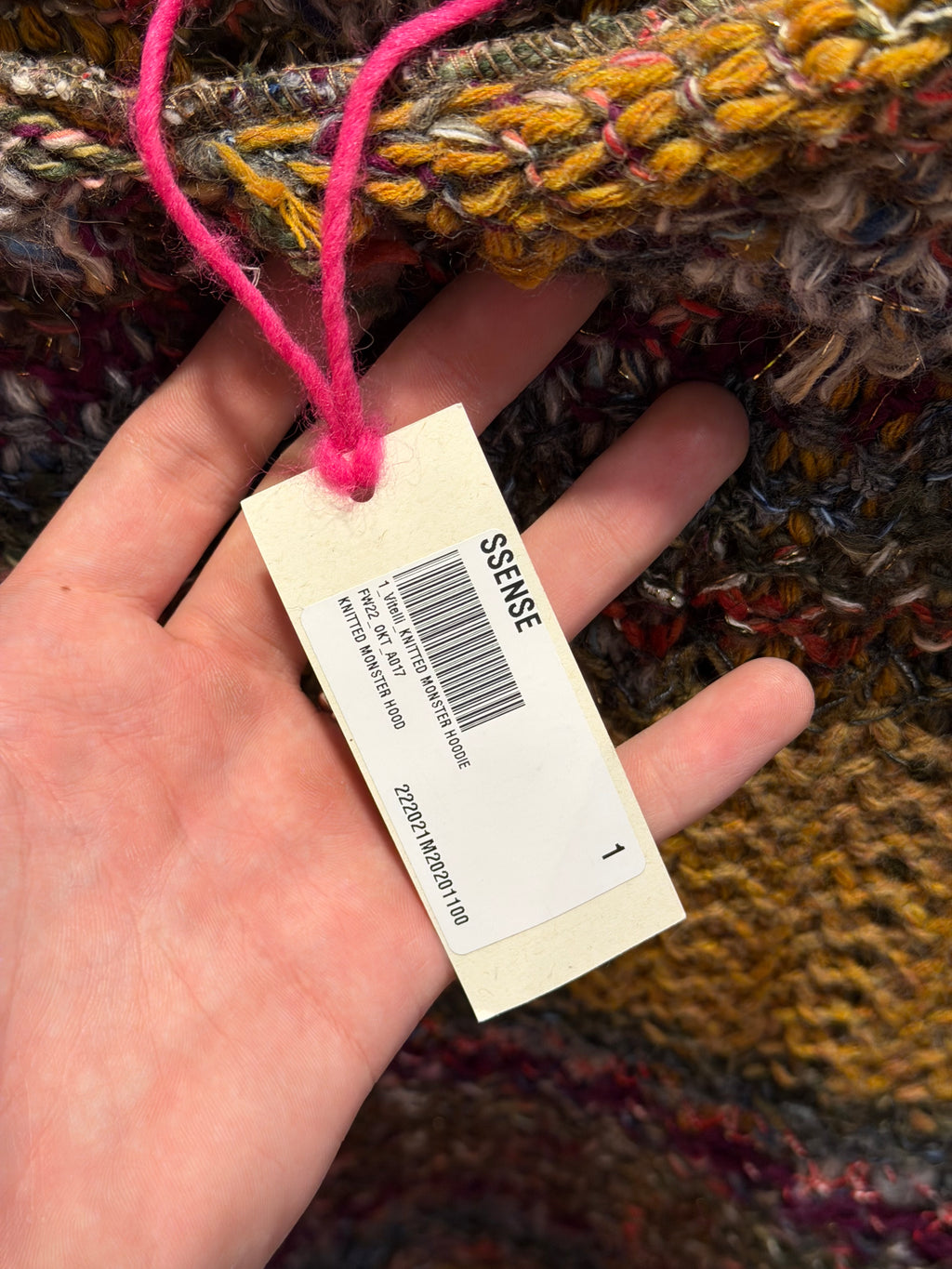 Vitelli Knitted Monster Hoodie