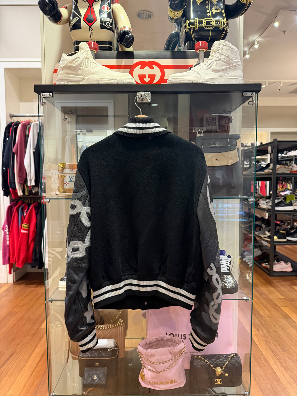 Louis Vuitton Camo LV Patch
Varsity Jacket - Black