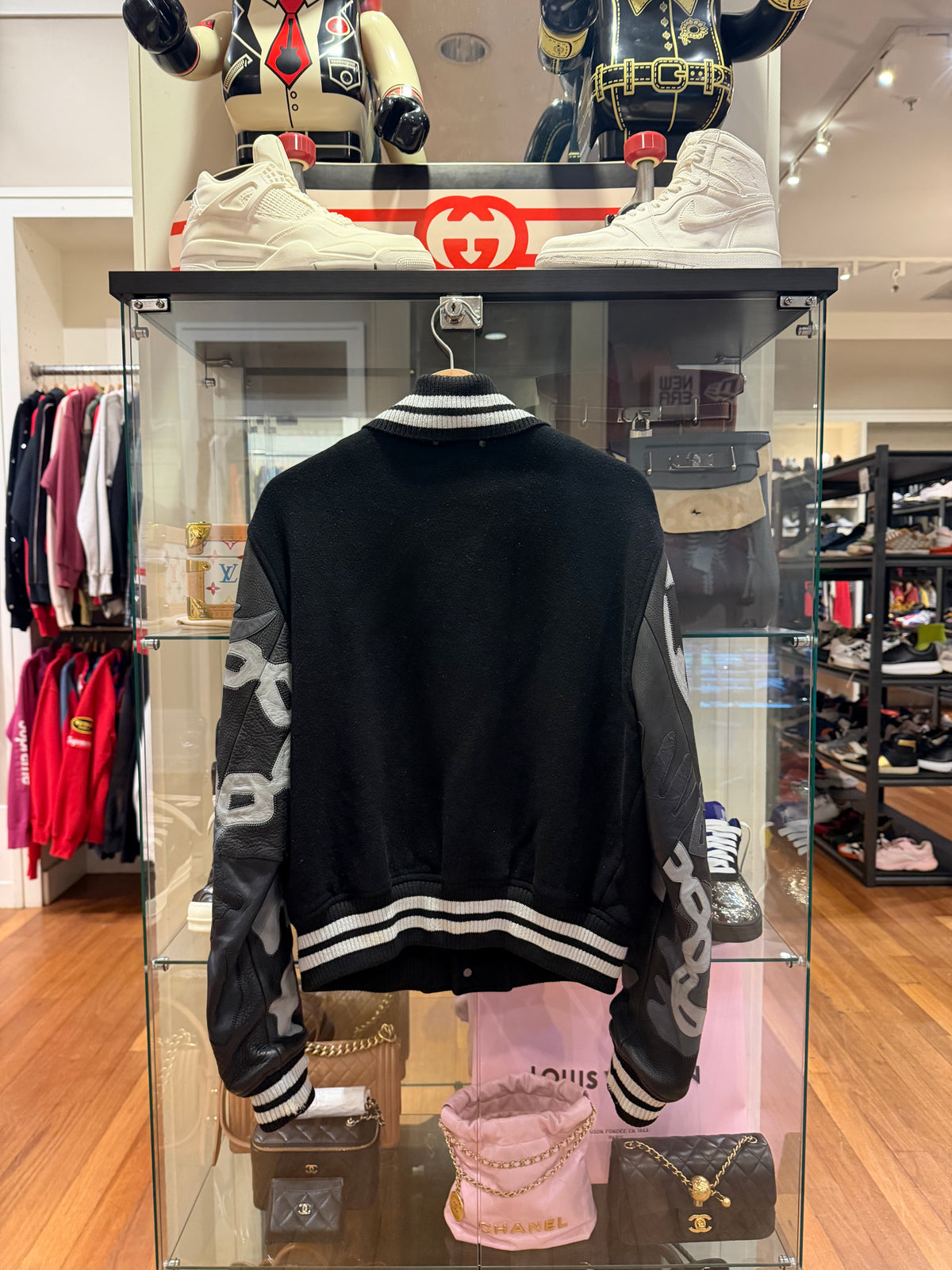 Louis Vuitton Camo LV Patch
Varsity Jacket - Black