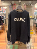 Celine Oversized Sweater In Ribbed Wool