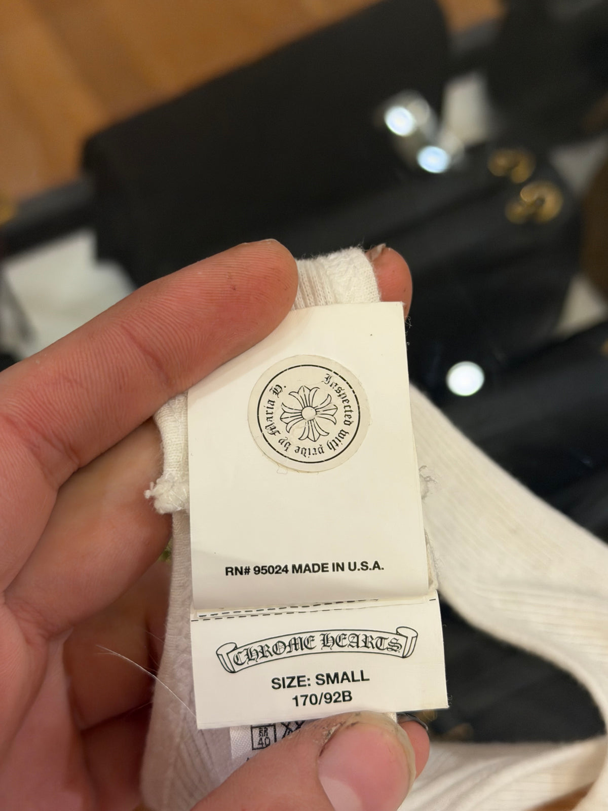 Chrome Hearts Tank Top Logo T Bar Tank Top - White