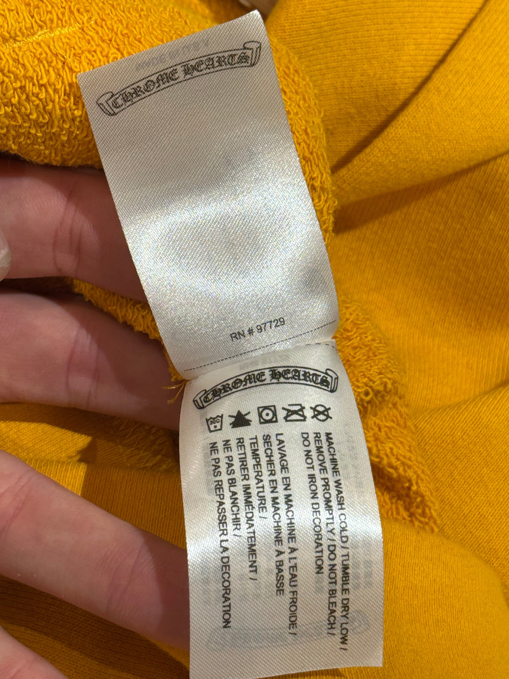 Chrome Hearts Matty Boy Call Me Hoodie (Kids) - Yellow