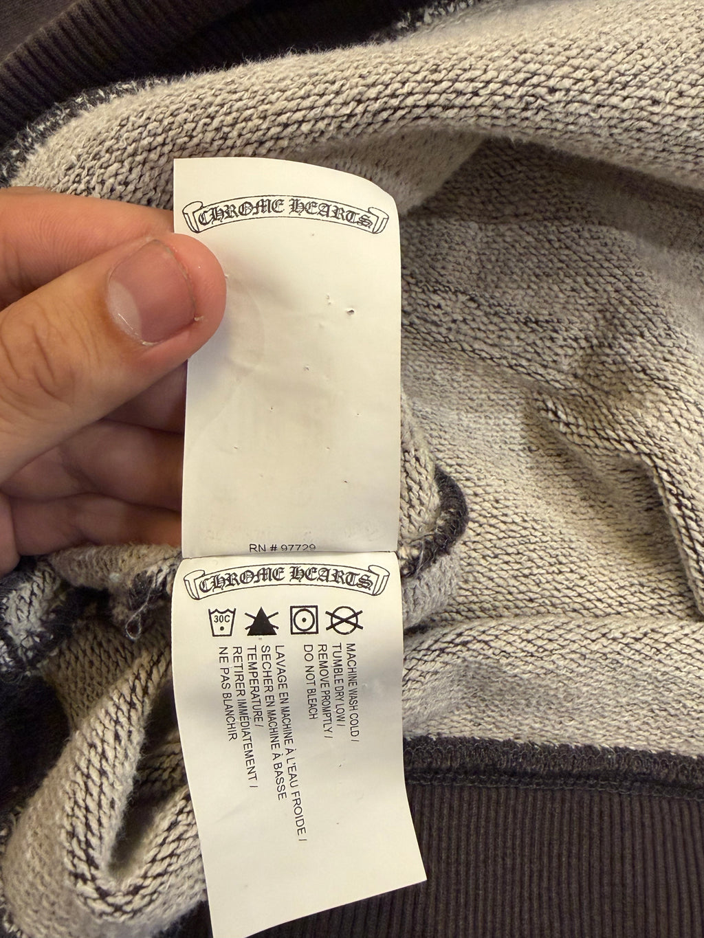 Chrome Hearts 'Y-Not' Embroidered Hoodie -
Charcoal