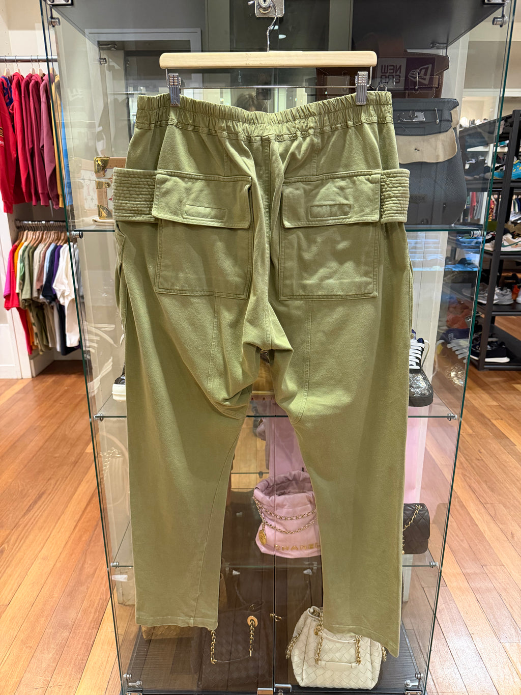 Rick Owens DRKSHDW Creatch Cargo Pants - Green