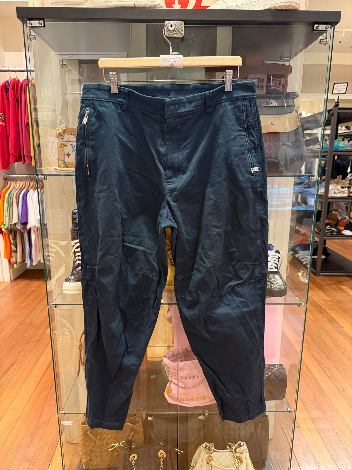 Lanvin Canvas Trousers - Navy