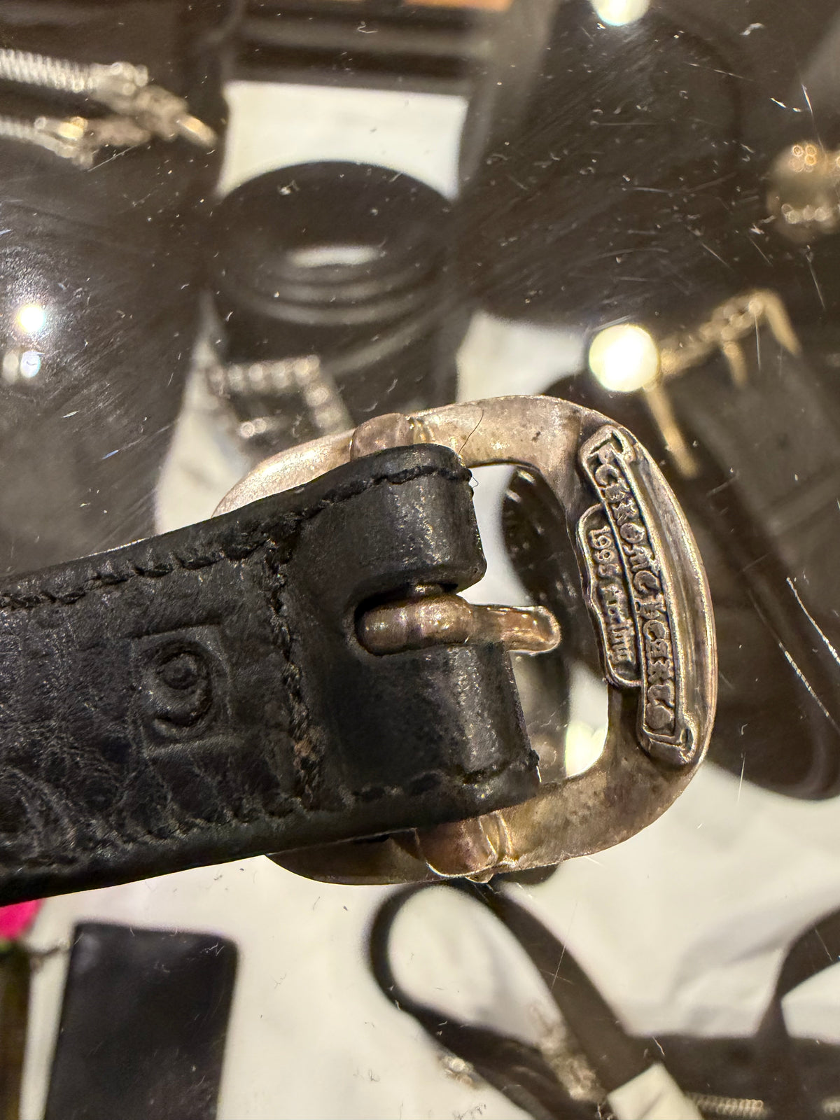 Chrome Hearts Gunslinger Buckle Bracelet - Black