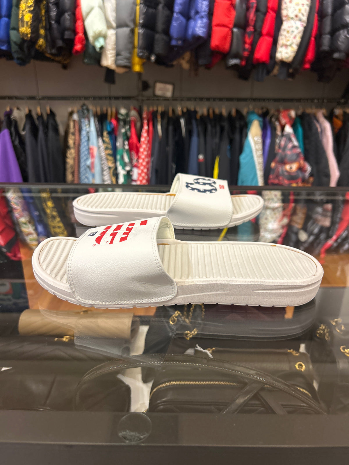 Kith Coke Slides - White