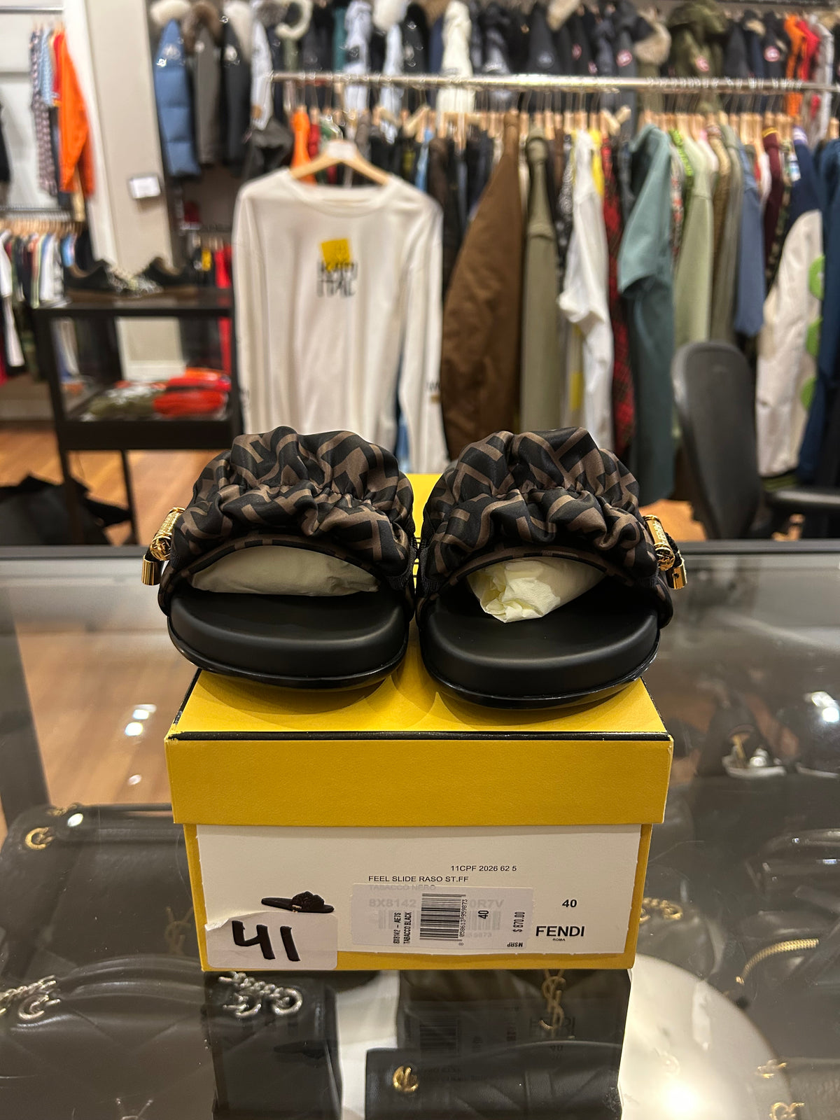 Fendi FF Vertigo Slide Sandals