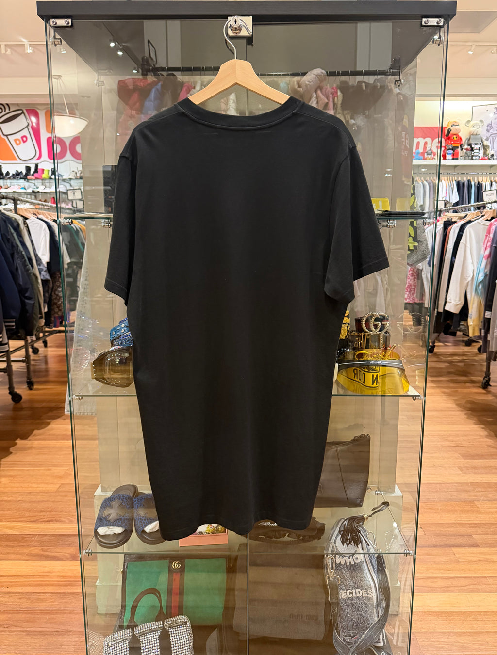 Moncler Heart Logo Patch Tee - Black