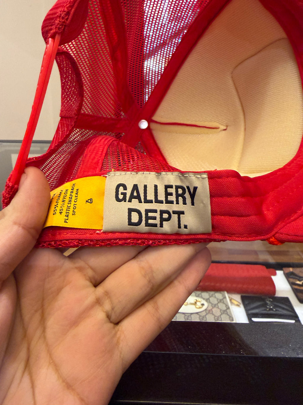 Gallery Dept. Trucker Hat - Red/Yellow