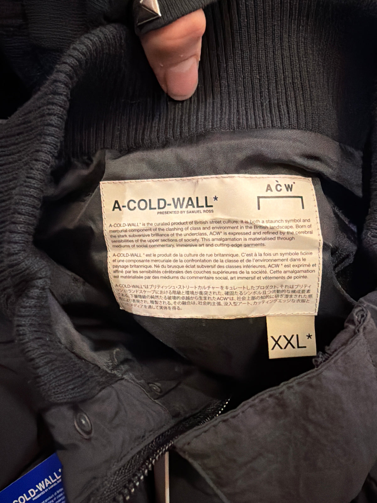 A-Cold-Wall Asymmetric 3D Pocket Puffer Vest