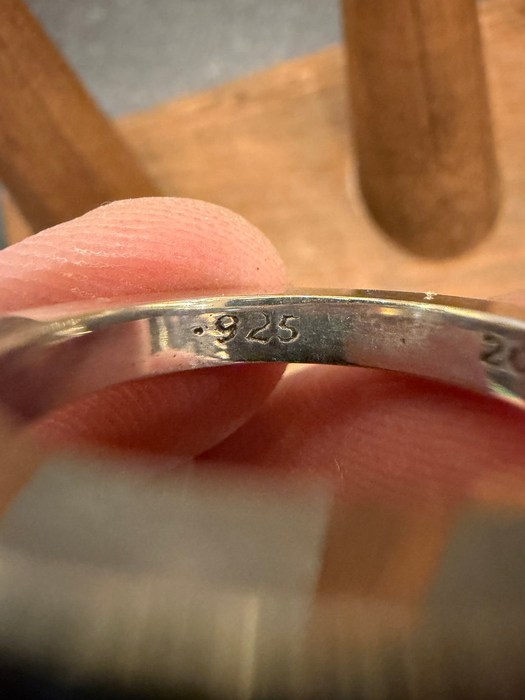 Chrome Hearts NYC F You 3MM Spacer Ring Silver - Size 6.5