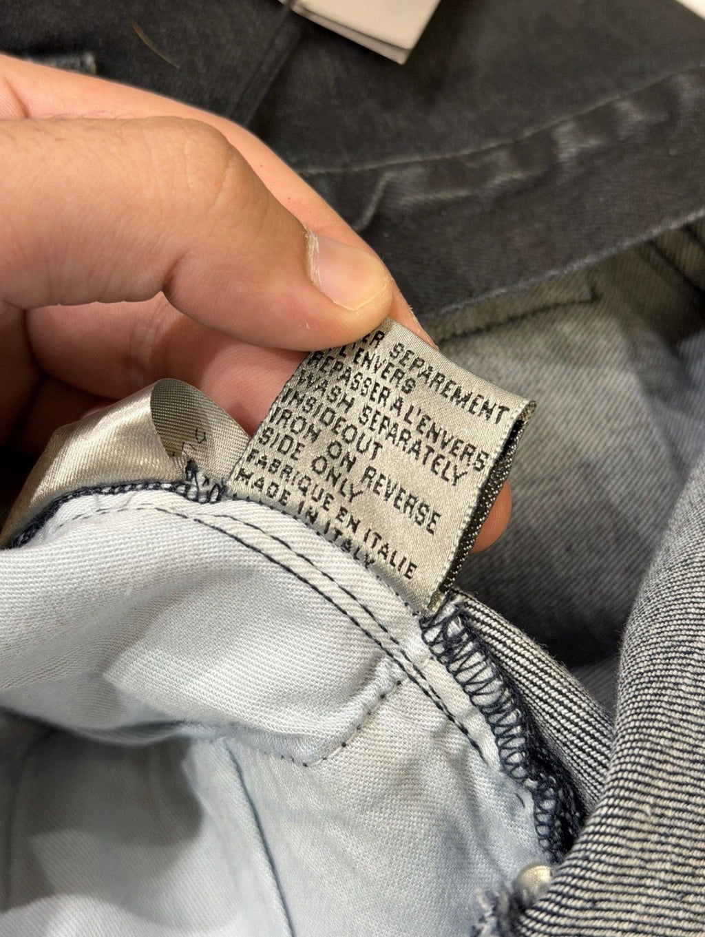 Dior Homme SS11 ‘Jake’ Oiled Coated Denim Jeans