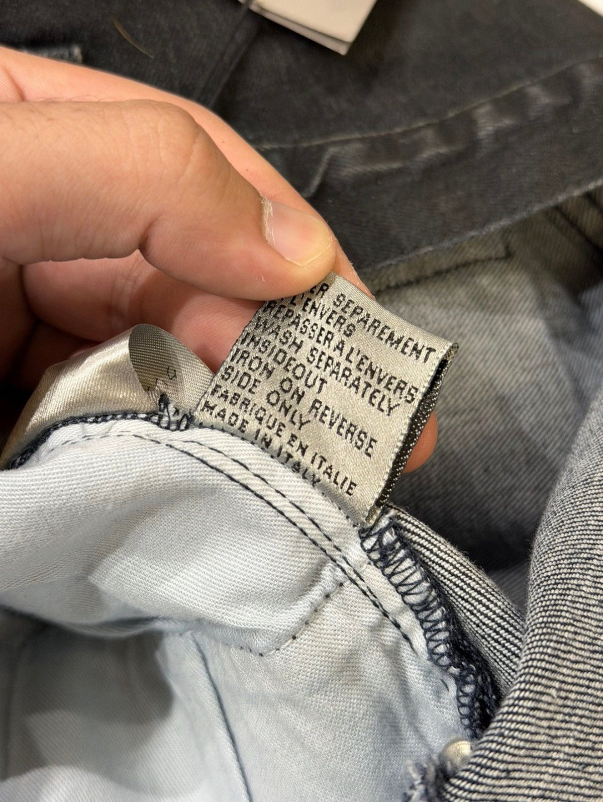 Dior Homme SS11 ‘Jake’ Oiled Coated Denim Jeans