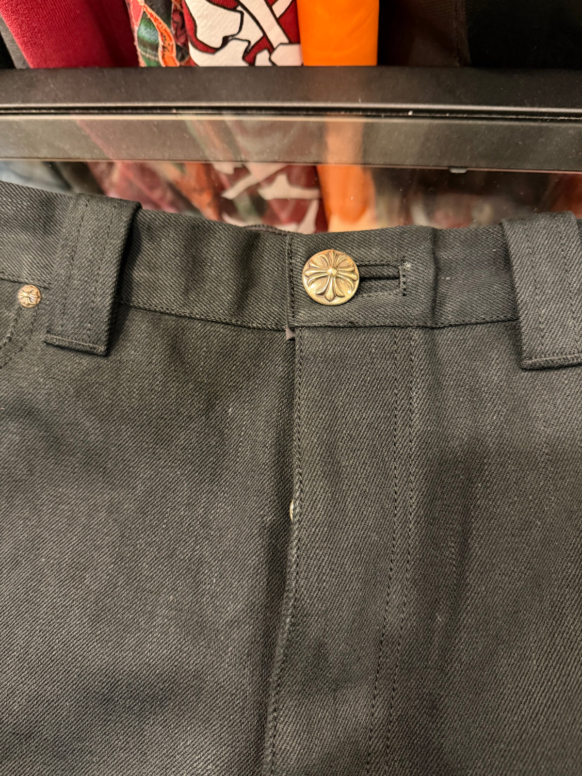 Chrome Hearts Street Sweeper Denim Jeans - Black