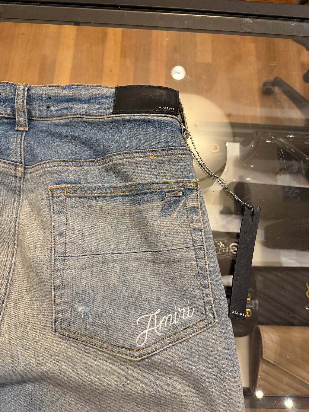 Amiri 3D Bones Skinny Jeans -
Blue