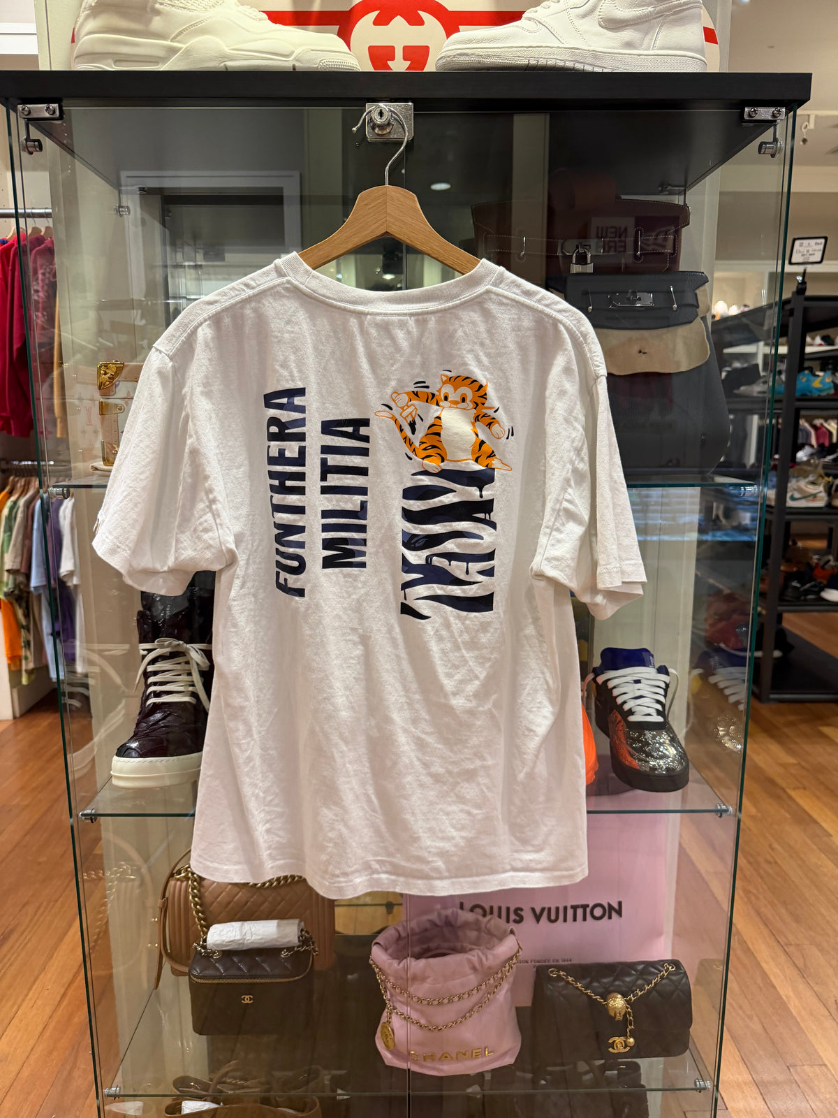 Bape ABC Camo Tiger Tee -
White