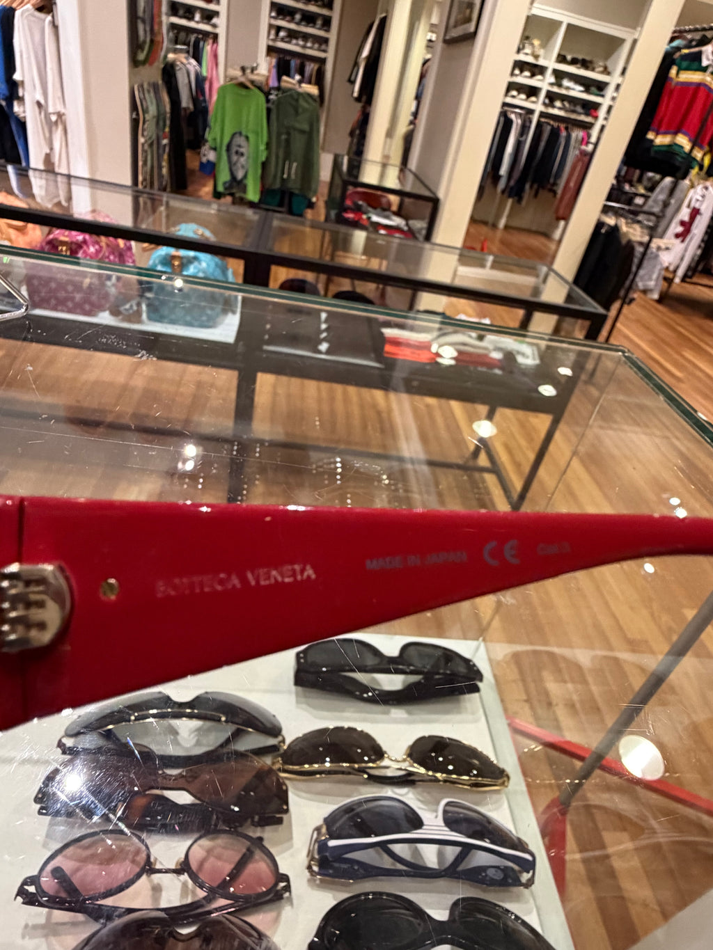 Bottega Veneta Sunglasses - Red