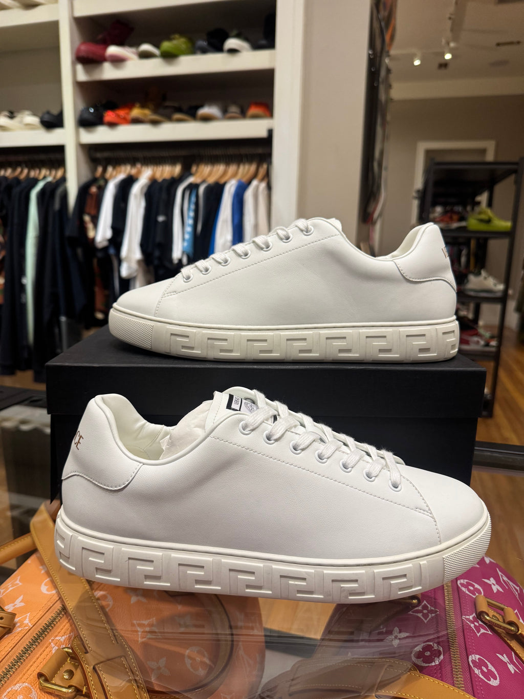 Versace Greca Sneaker - White