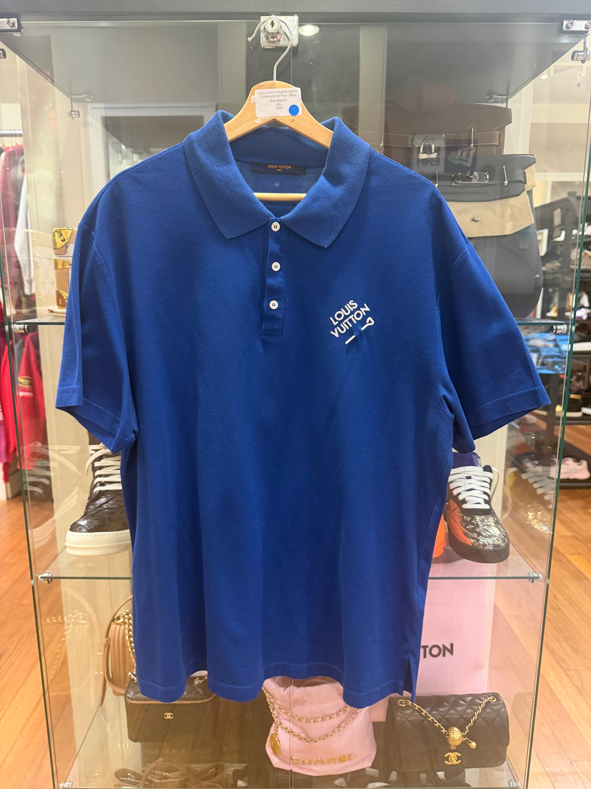 Louis Vuitton Staples Edition
Embroidered Polo - Blue
