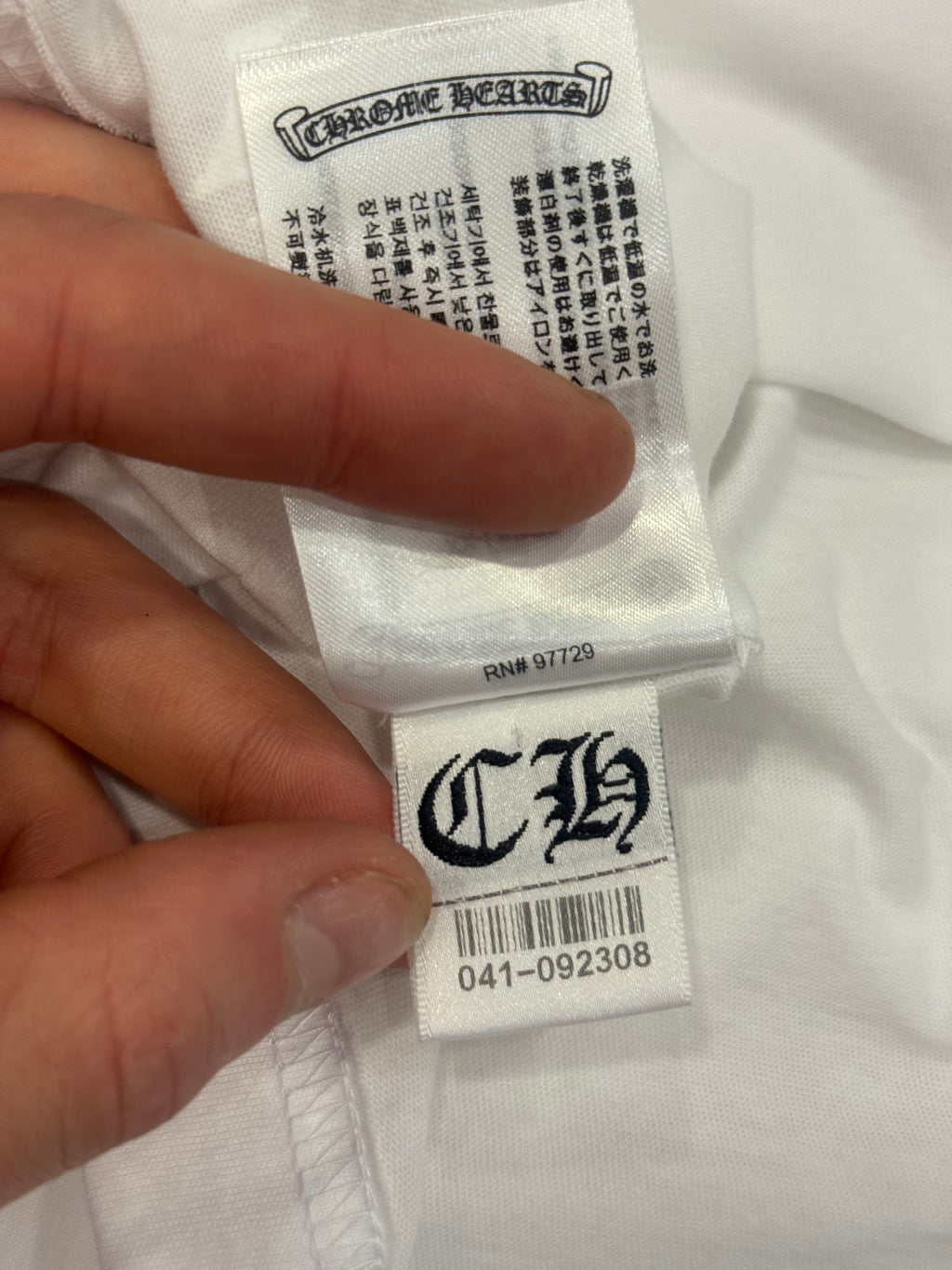 Chrome Hearts Horse Shoe Tee - White