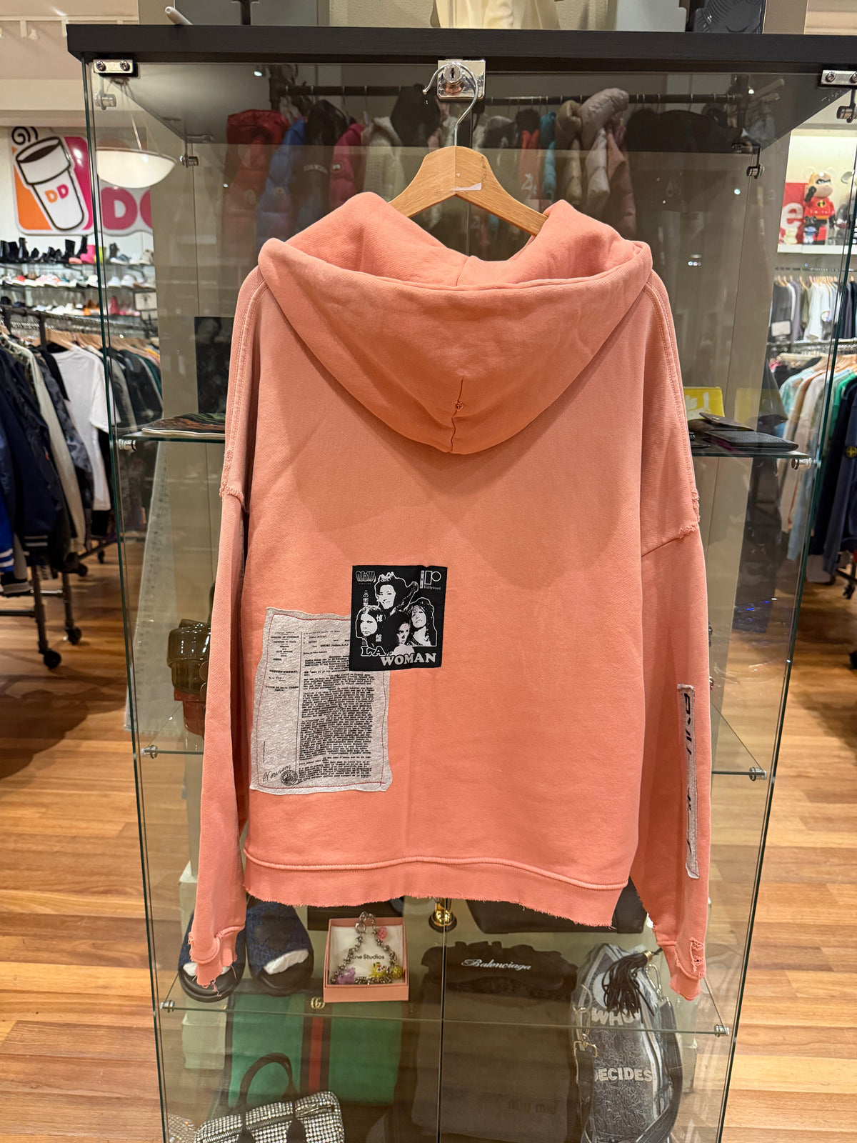 Paly Hollywood Alta Cienega Zip Up - Peach