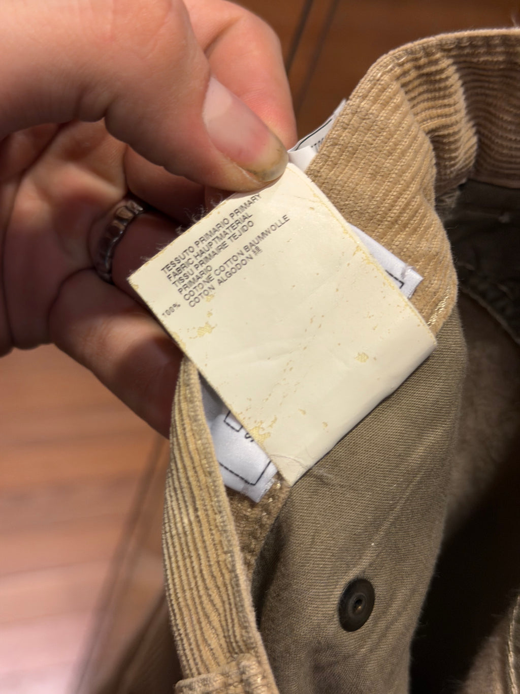 Maison Margiela Corduroy Pants - Beige