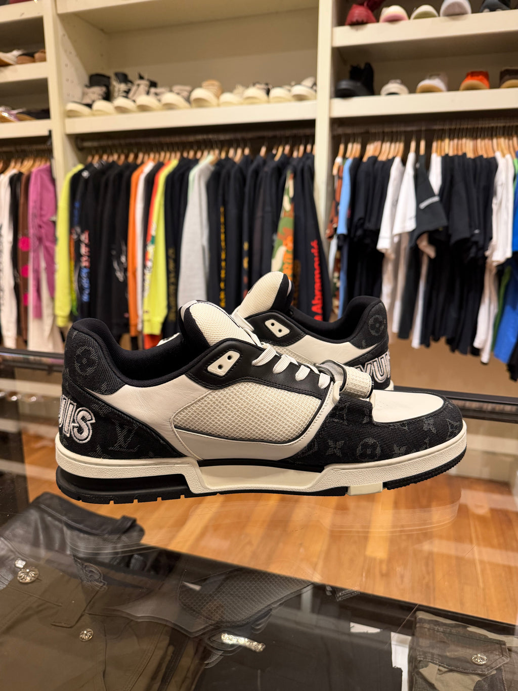 Louis Vuitton LV Trainer Strap Sneaker - White Black