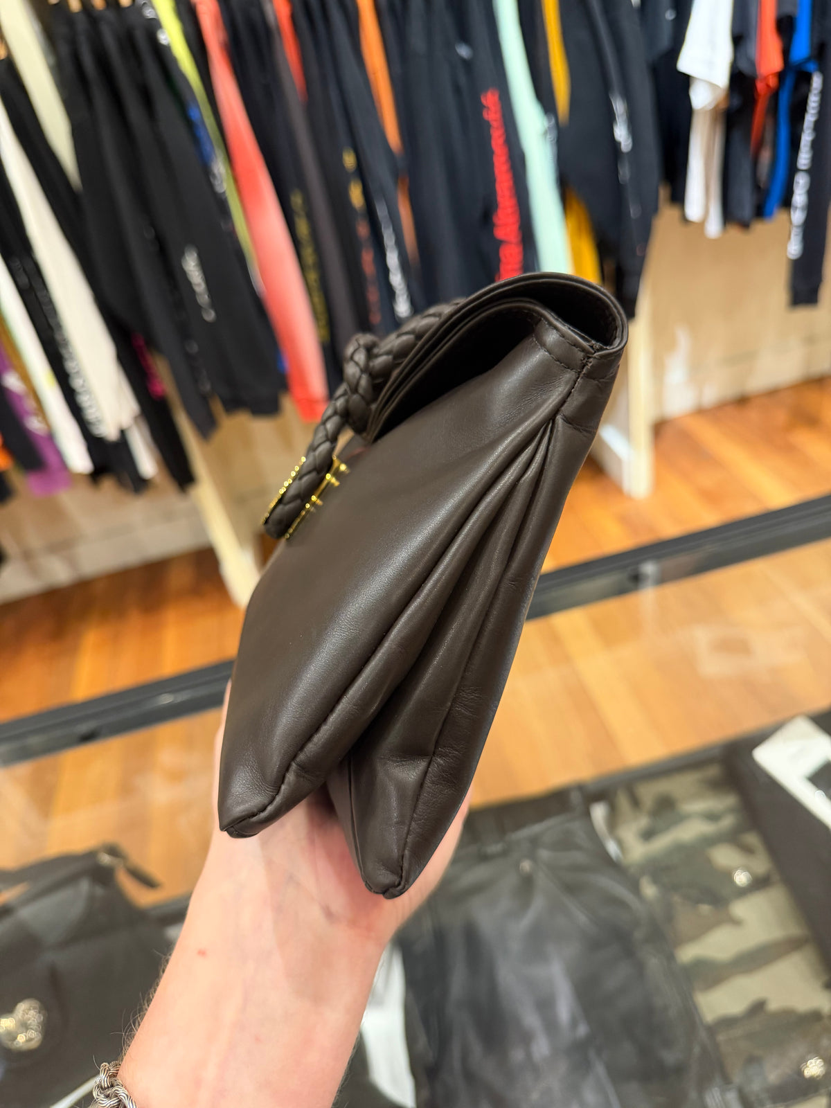 Bottega Veneta Liberta Small Fondant Brown