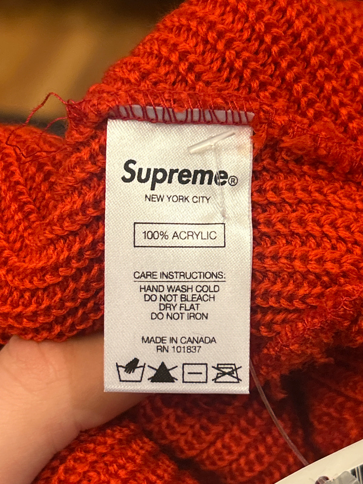 Supreme Gonz Logo Beanie - Red