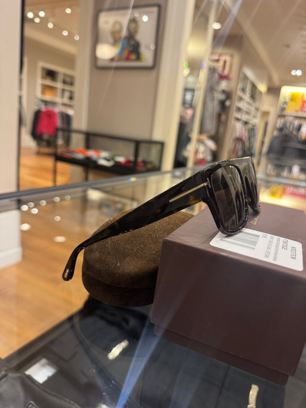 Tom Ford 55mm Dunning Rectangular Sunglasses - Brown