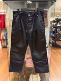 Chrome Hearts Leather & Nylon Double Knee Carpenter Pants - Black