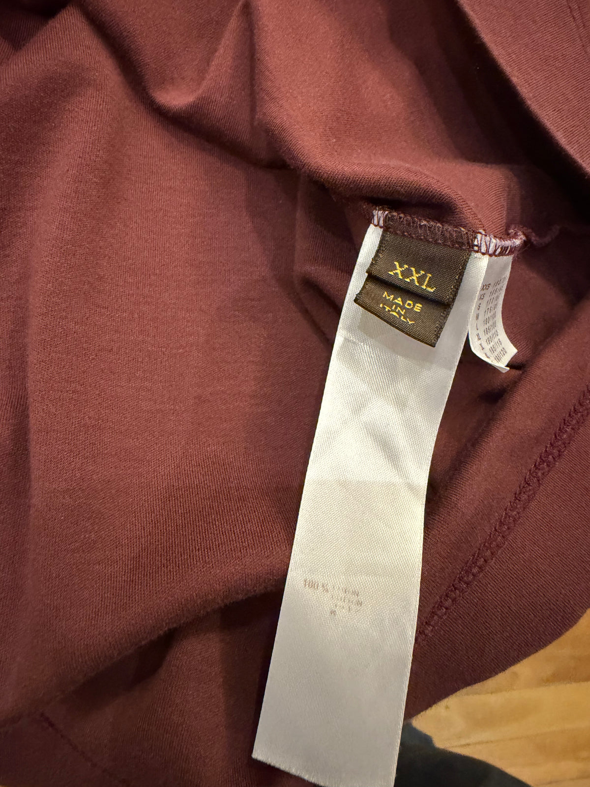Louis Vuitton Pocket Tee -
Burgundy
