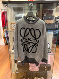 Loewe Anagram Mouline Sweater - White/Black
