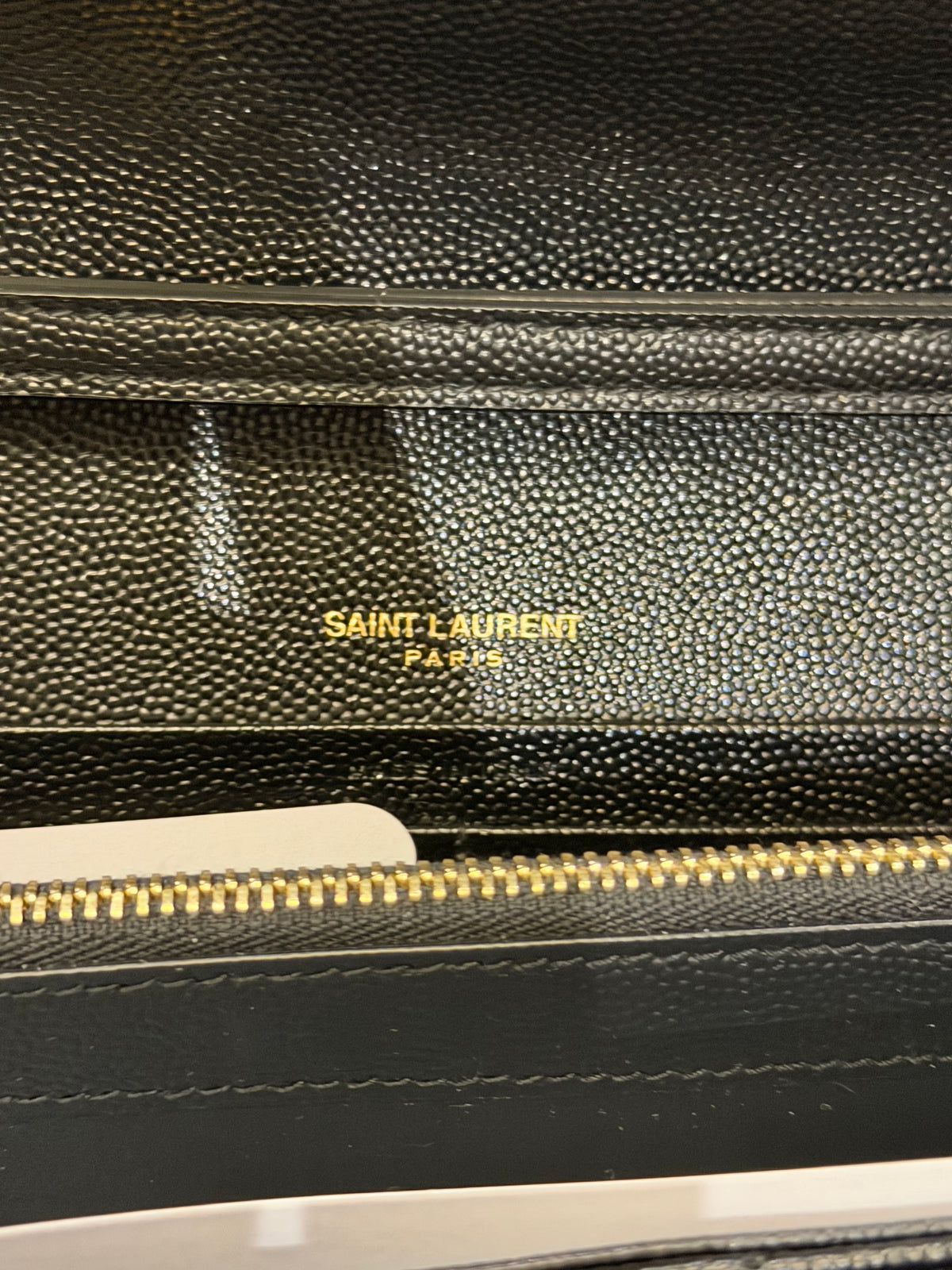 Saint Laurent YSL Large Wallet on Chain