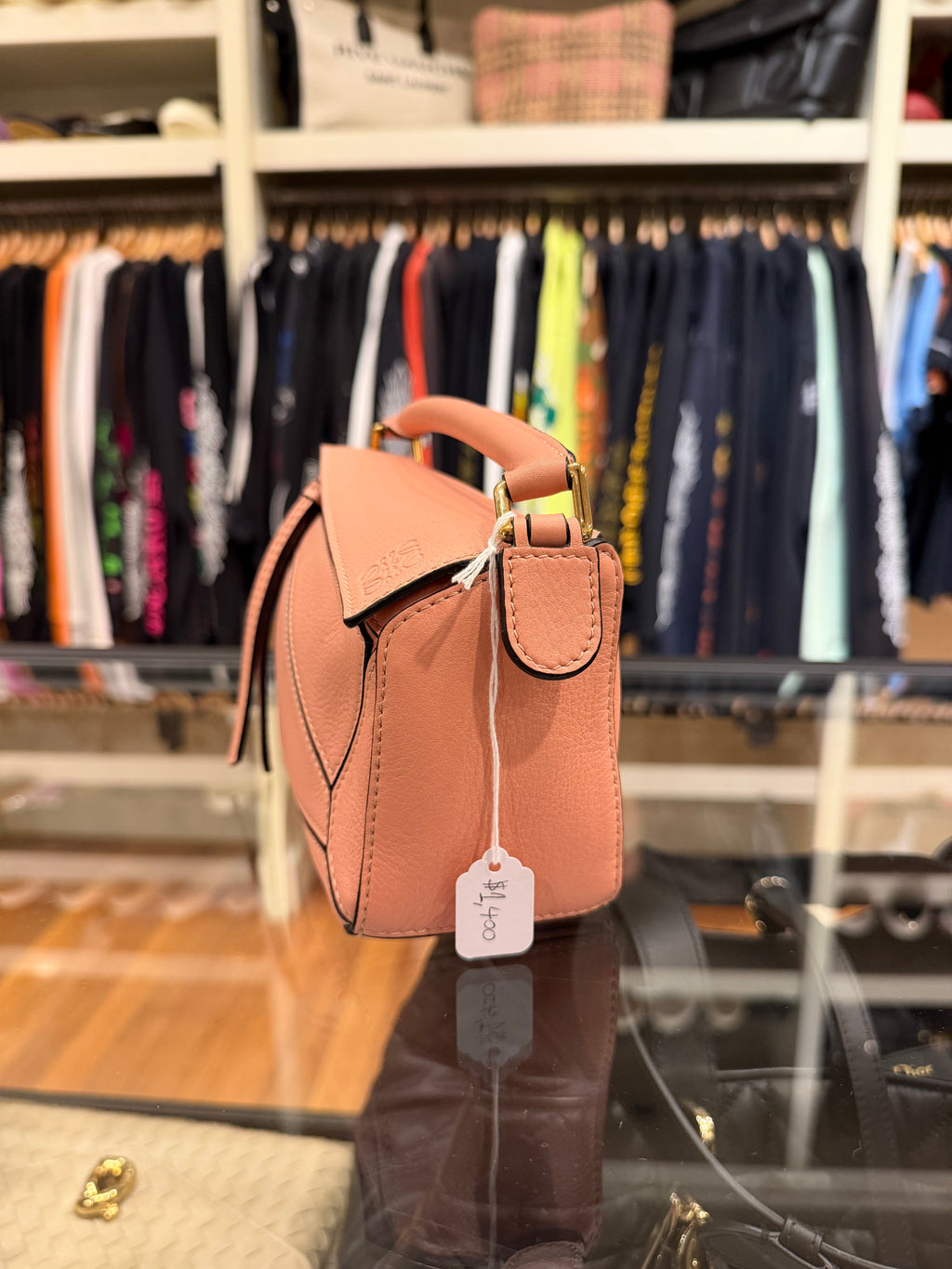 Loewe Puzzle Bag Mini Handbag - Pink
