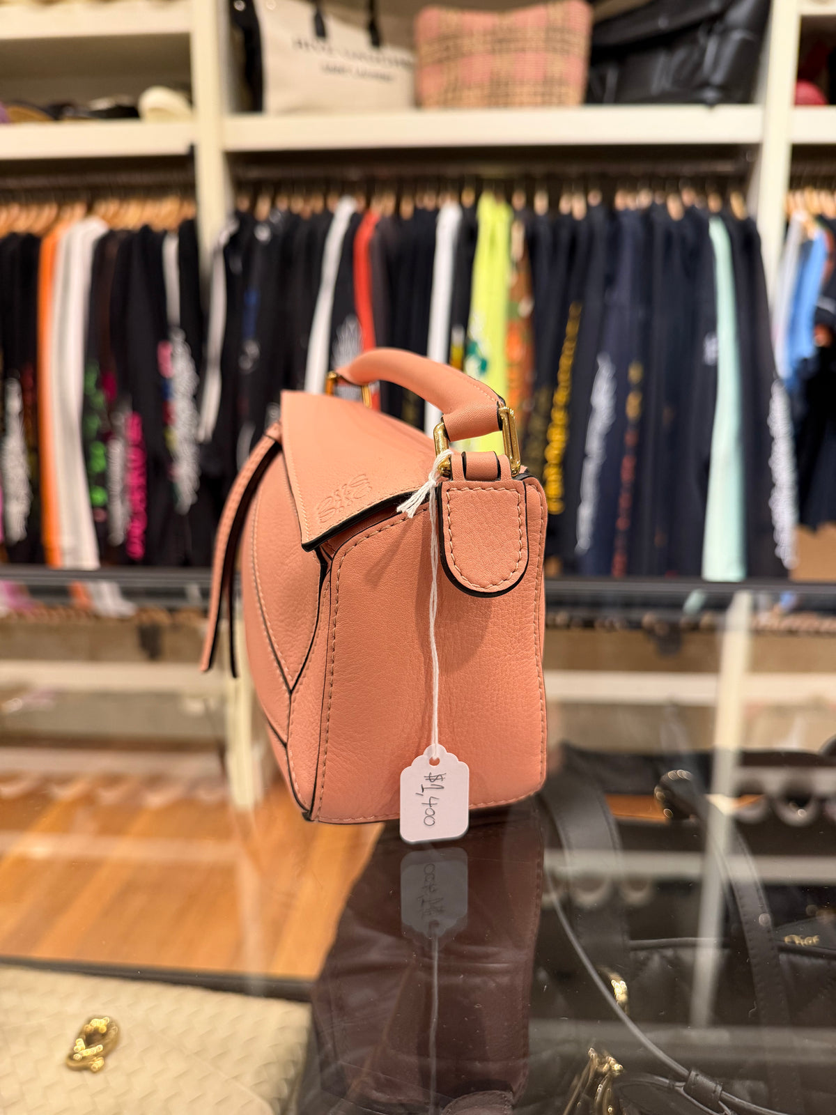 Loewe Puzzle Bag Mini Handbag - Pink