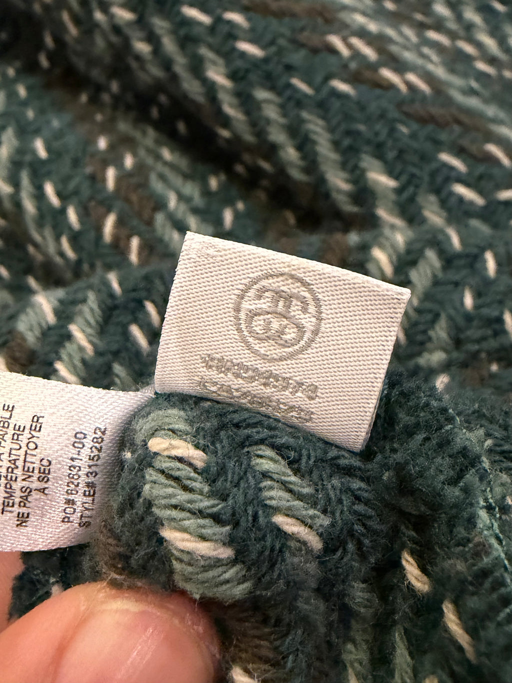 Stussy x Union Angel Knit
Poncho Zip Up - Green